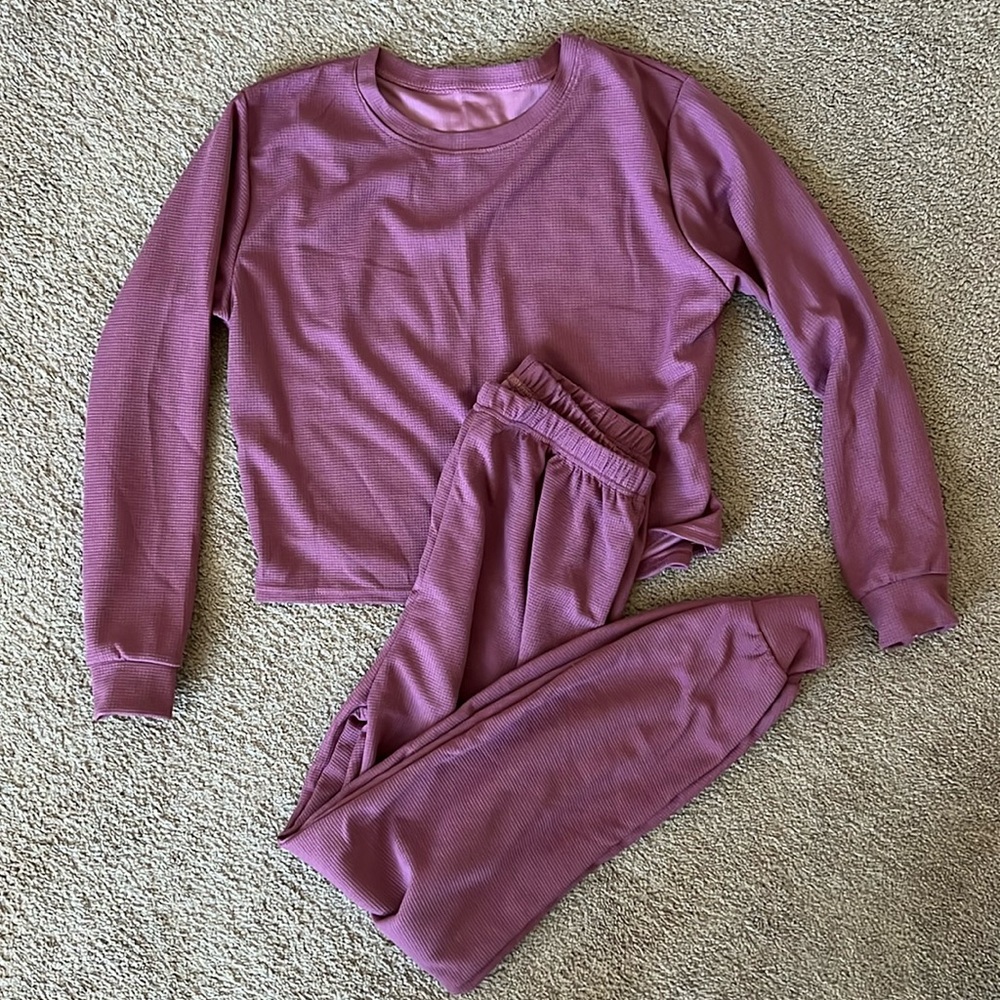 Purple pajama/lounge set